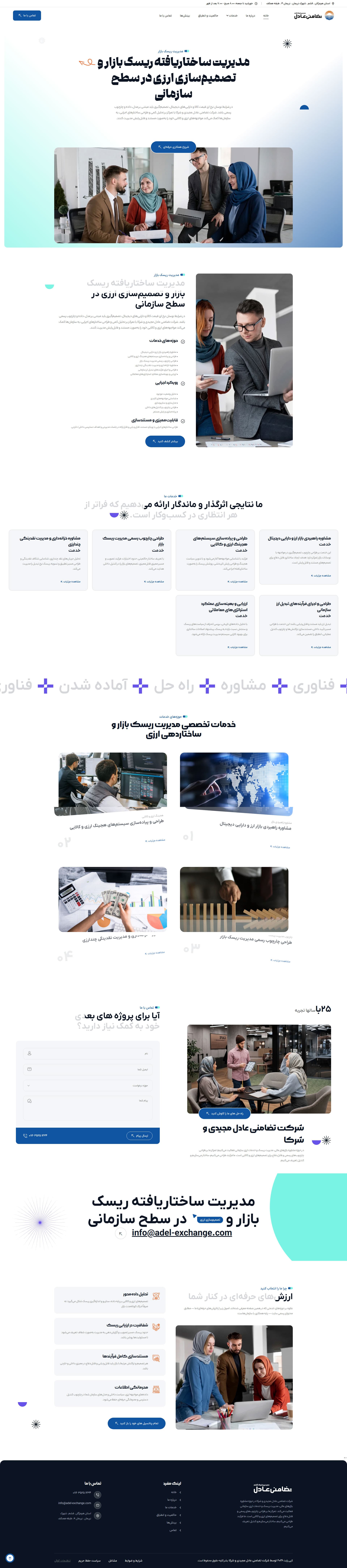 Adel Exchange Market Risk & Treasury Advisory Web Presence gallery image 1