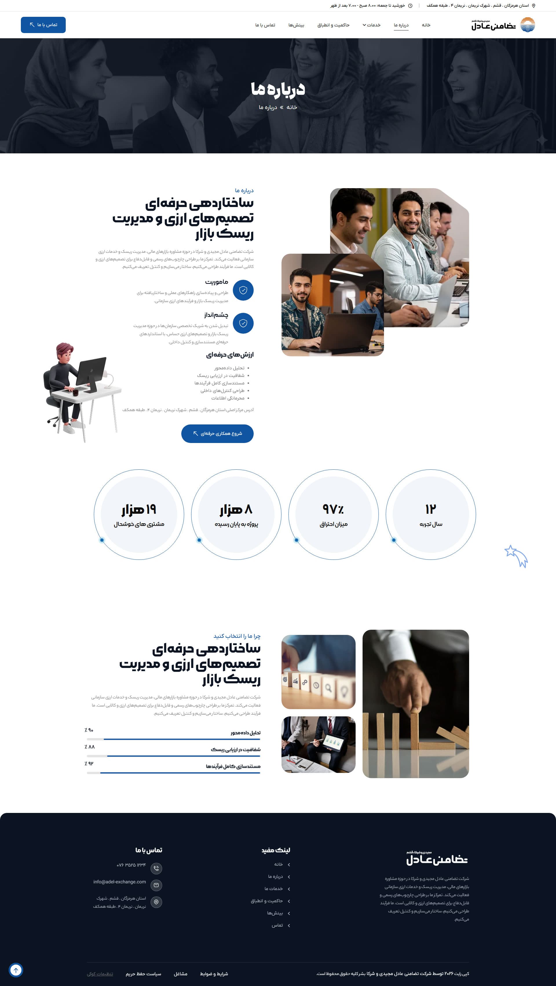 Adel Exchange Market Risk & Treasury Advisory Web Presence gallery image 2