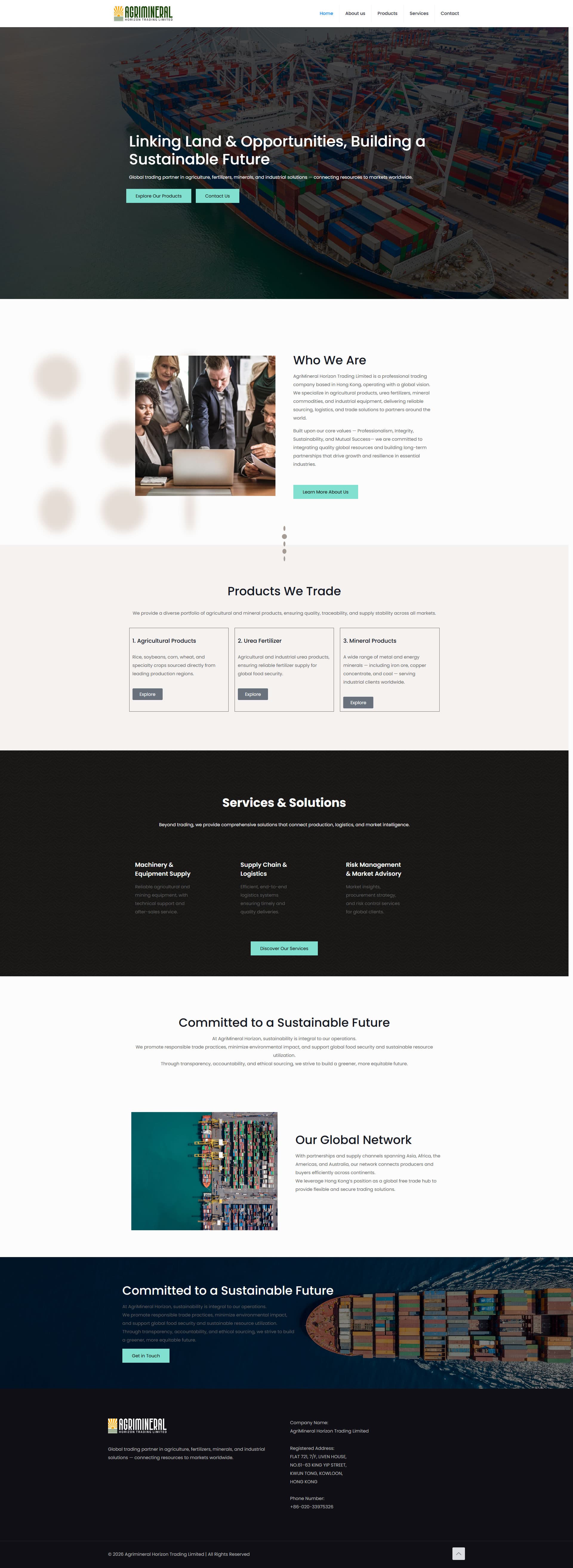 AgriMineral Horizon Trading Web Presence gallery image 1