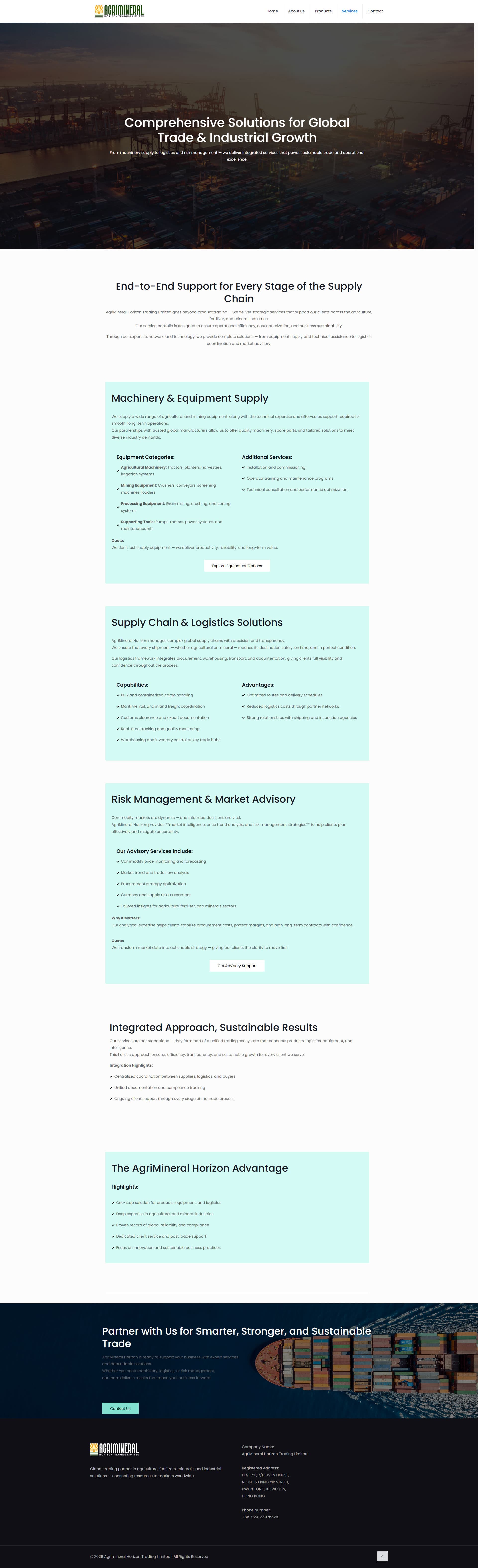 AgriMineral Horizon Trading Web Presence gallery image 3