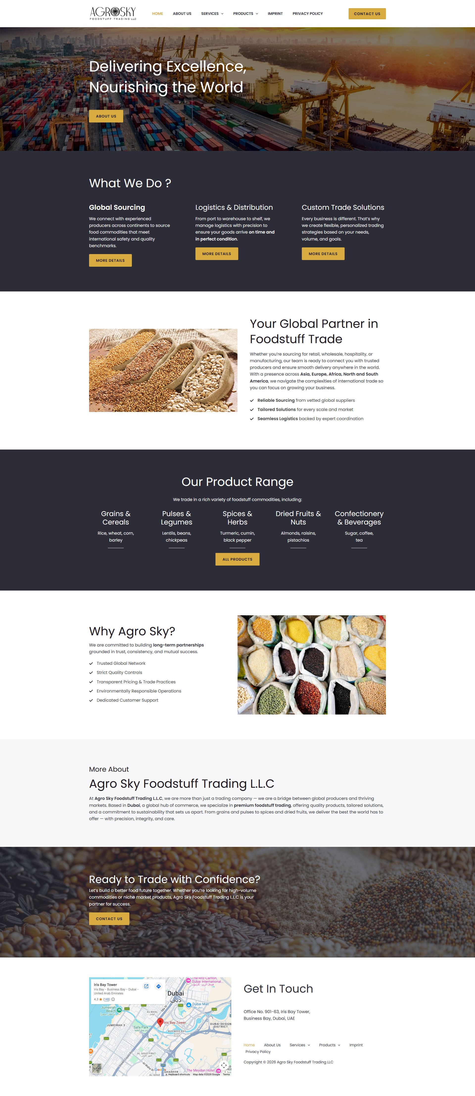 Agro Sky Foodstuff Trading Web Presence gallery image 1