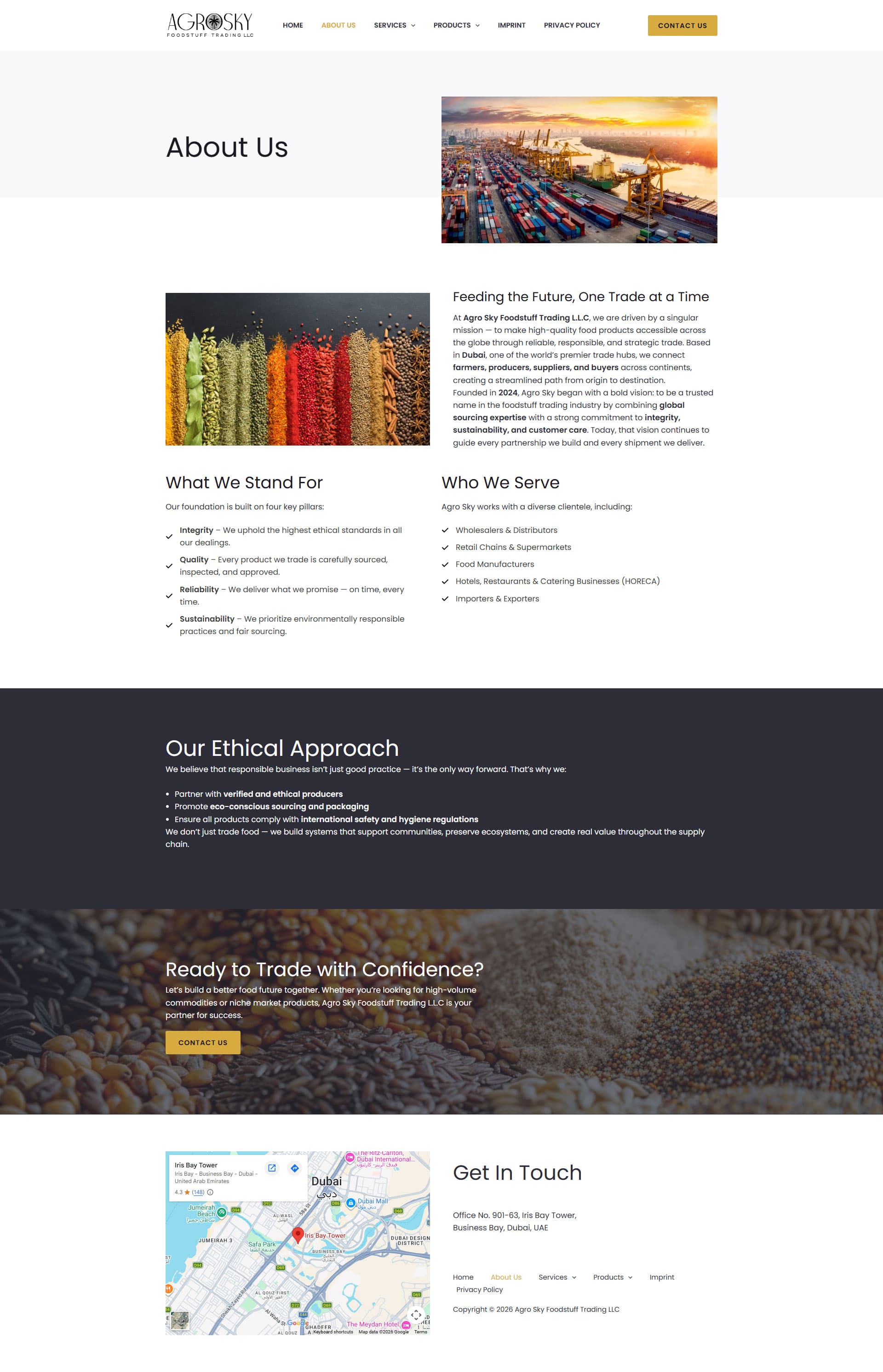 Agro Sky Foodstuff Trading Web Presence gallery image 2