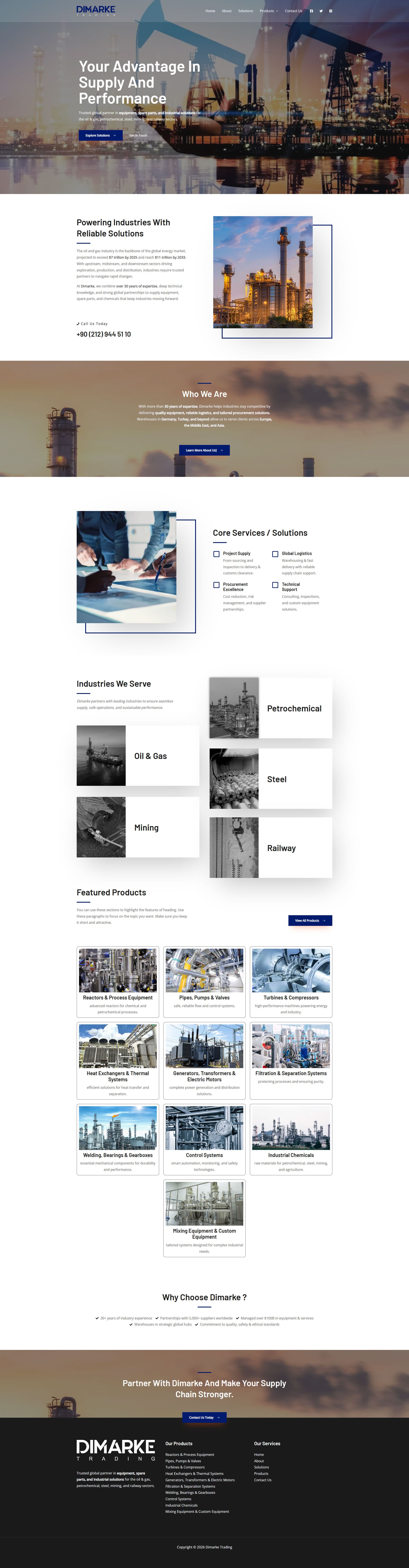 Dimarke Industrial Supply & Solutions Web Presence gallery image 1