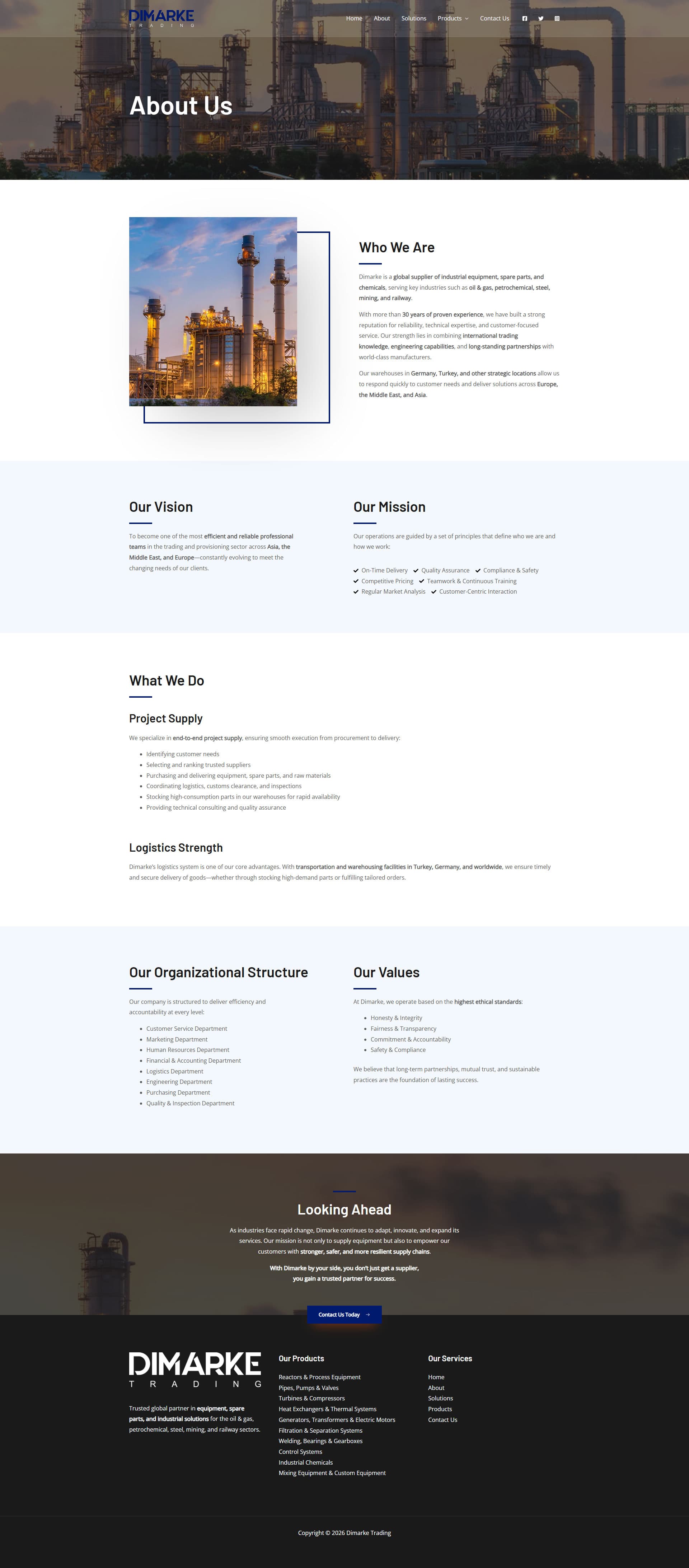Dimarke Industrial Supply & Solutions Web Presence gallery image 2