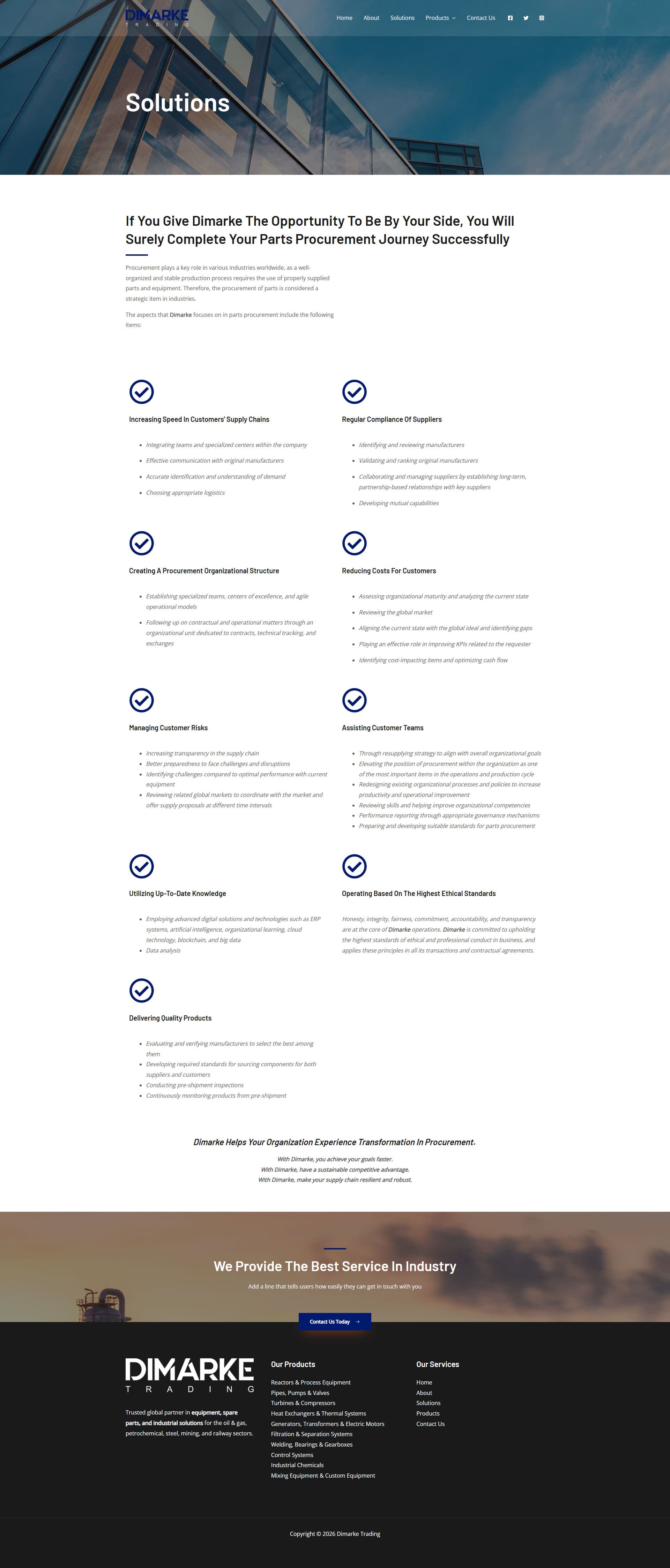 Dimarke Industrial Supply & Solutions Web Presence gallery image 3