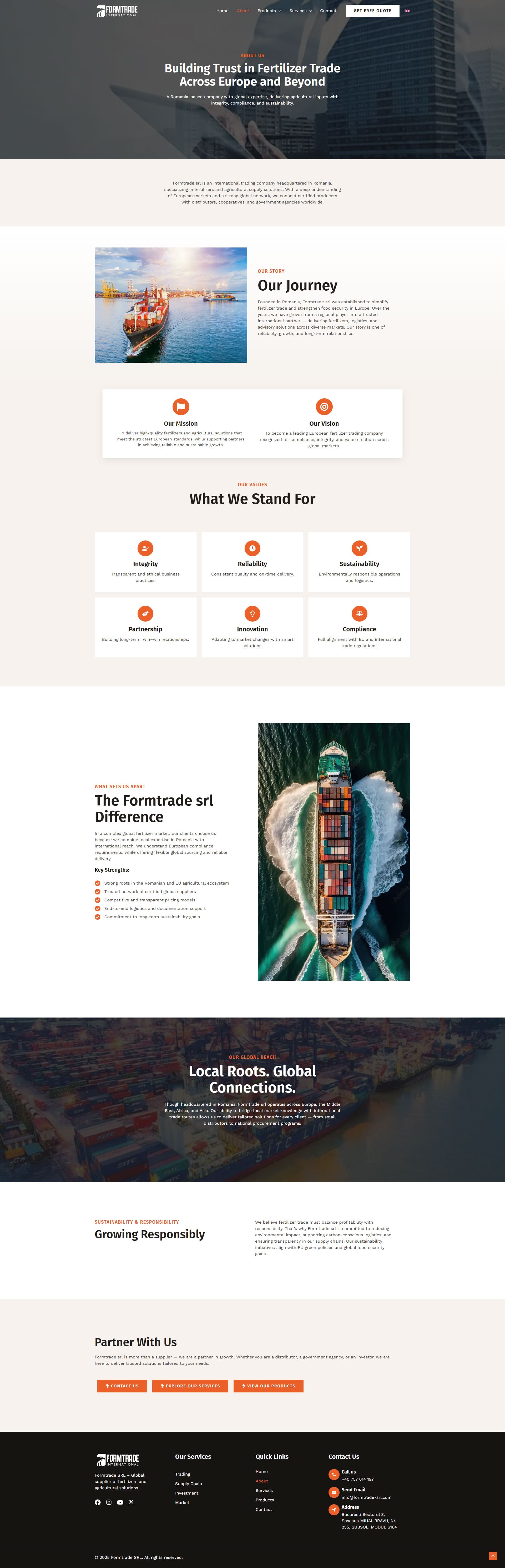 Formtrade SRL EU Fertilizer Trade Web Presence gallery image 2