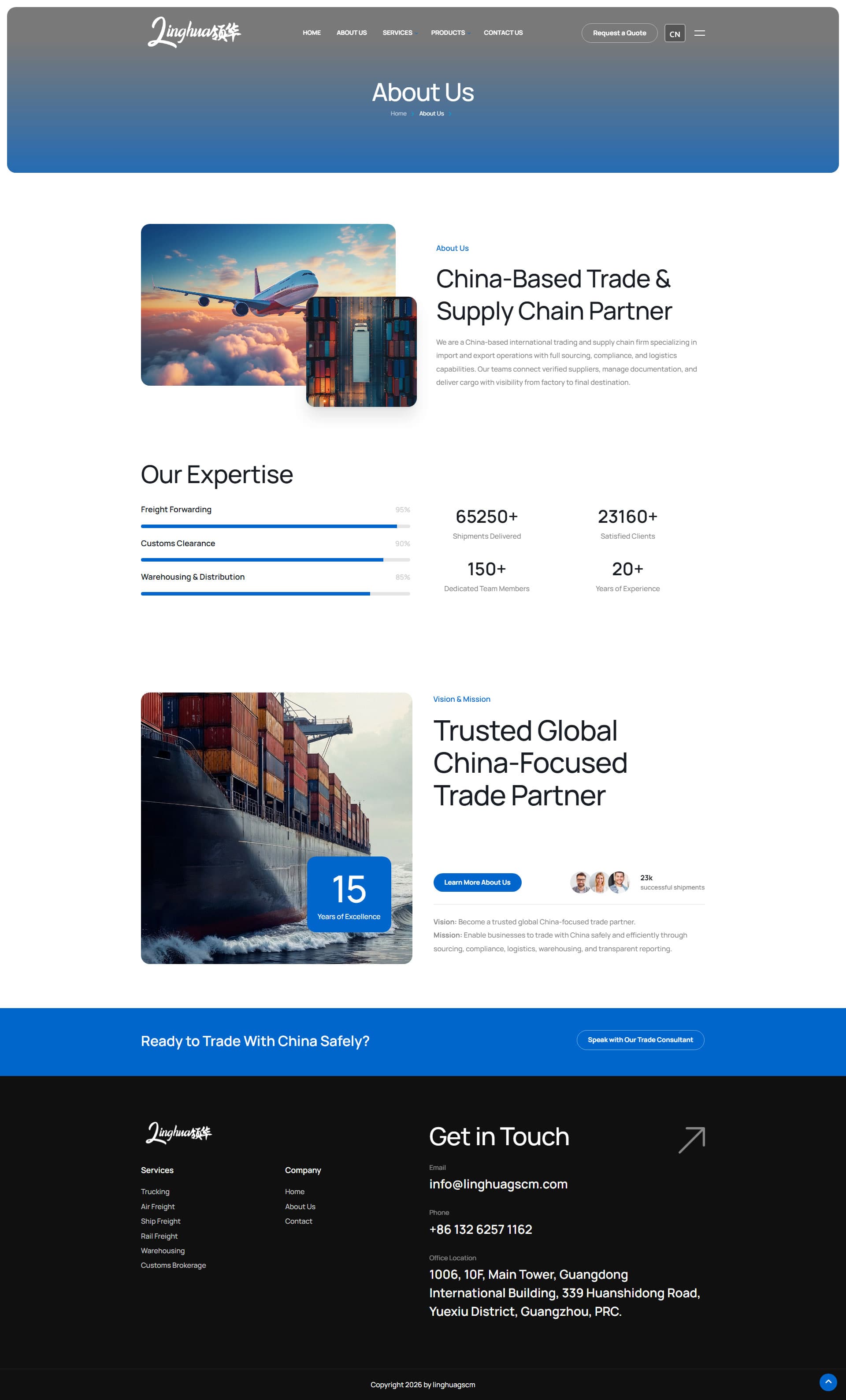 Linghua GSCM China–World Trade Web Presence gallery image 2