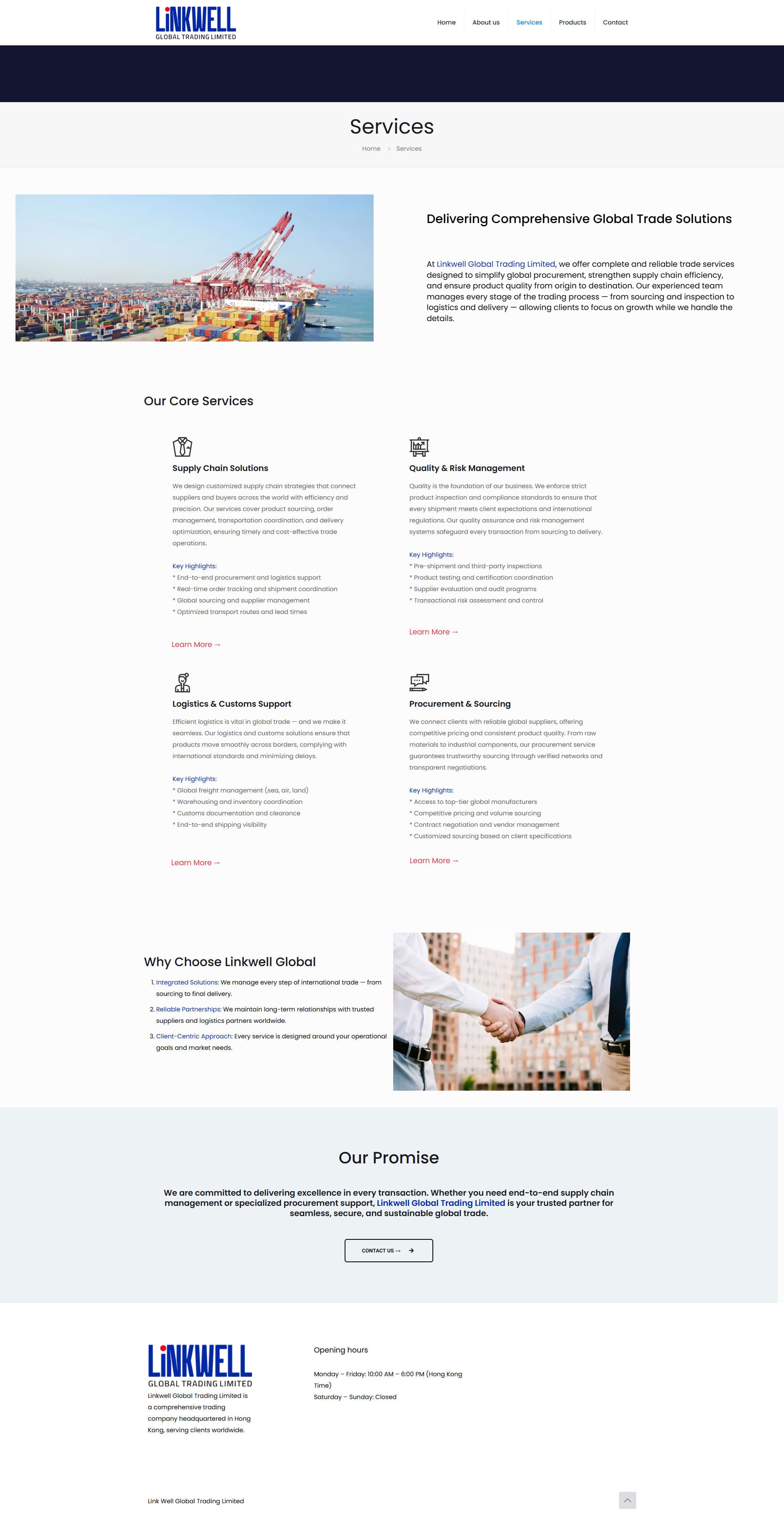 Link Well Global Trading Web Presence gallery image 3