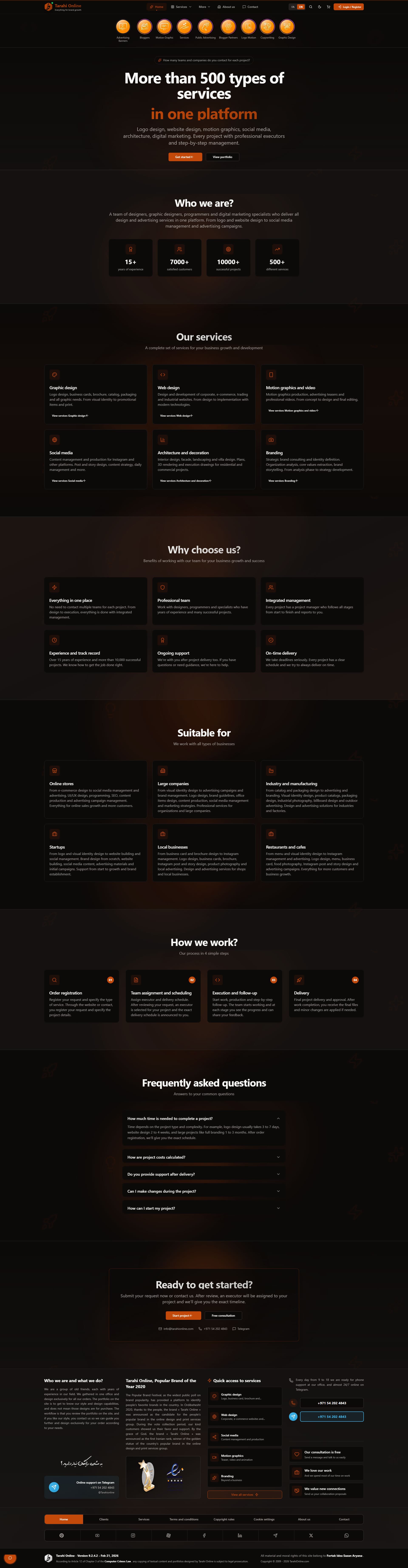 Tarahi Online Design & Advertising Platform Web Presence gallery image 1