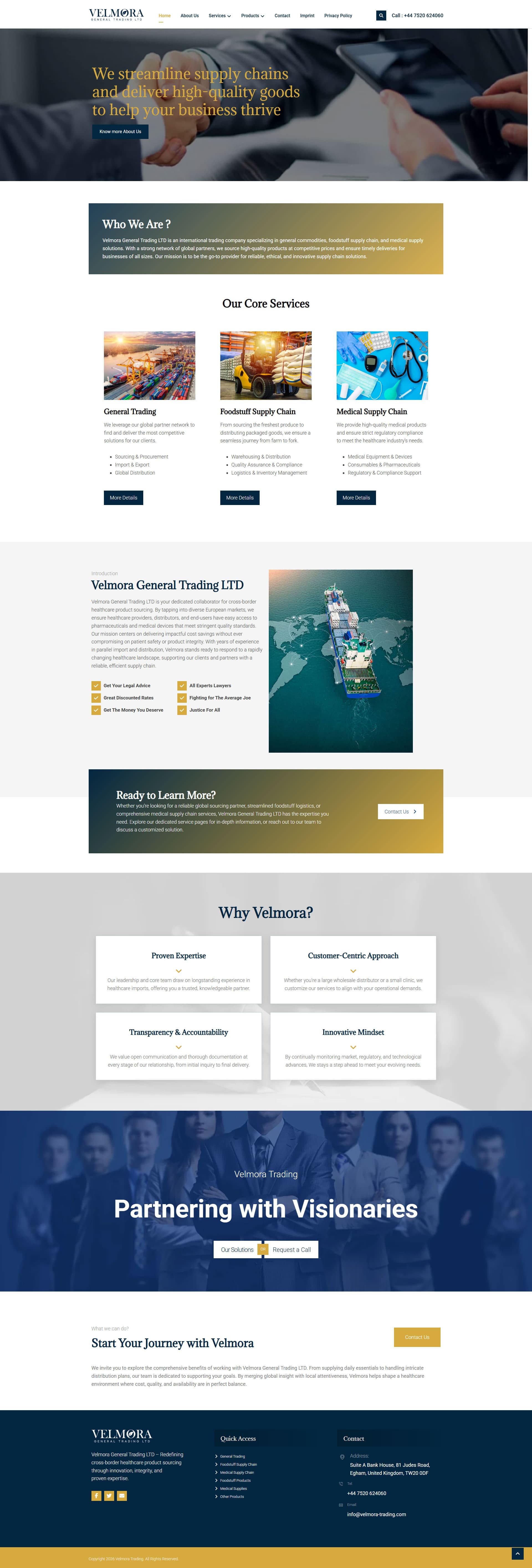 Velmora Trading Global Supply Web Presence gallery image 1