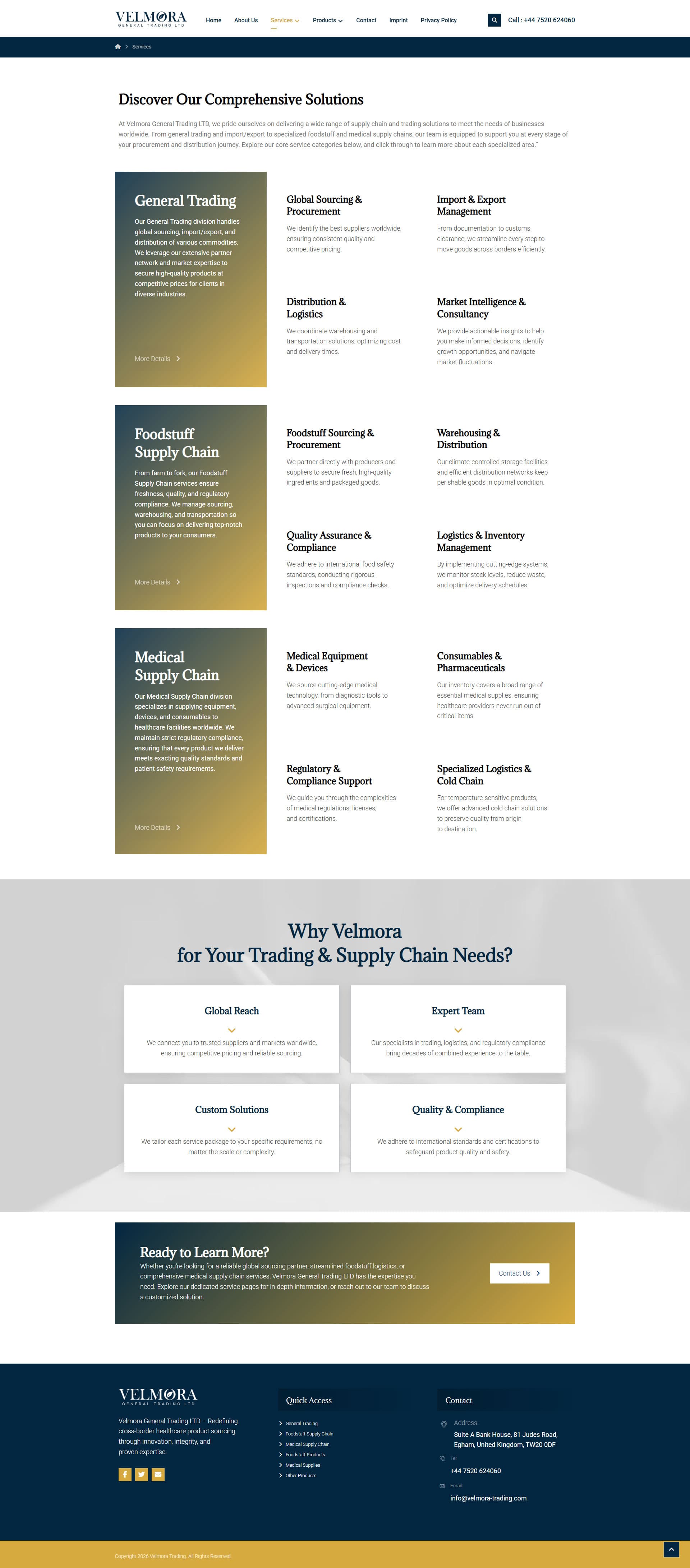 Velmora Trading Global Supply Web Presence gallery image 3