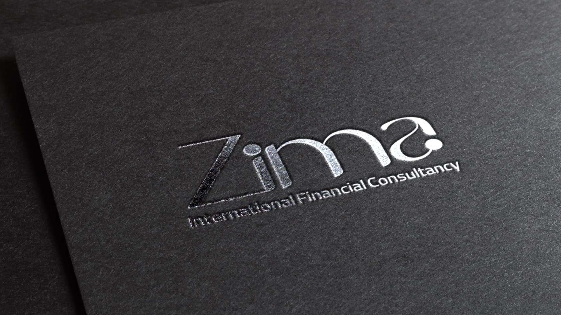 ZIMA International Financial Consultancy Logo & Visual Identity gallery image 2