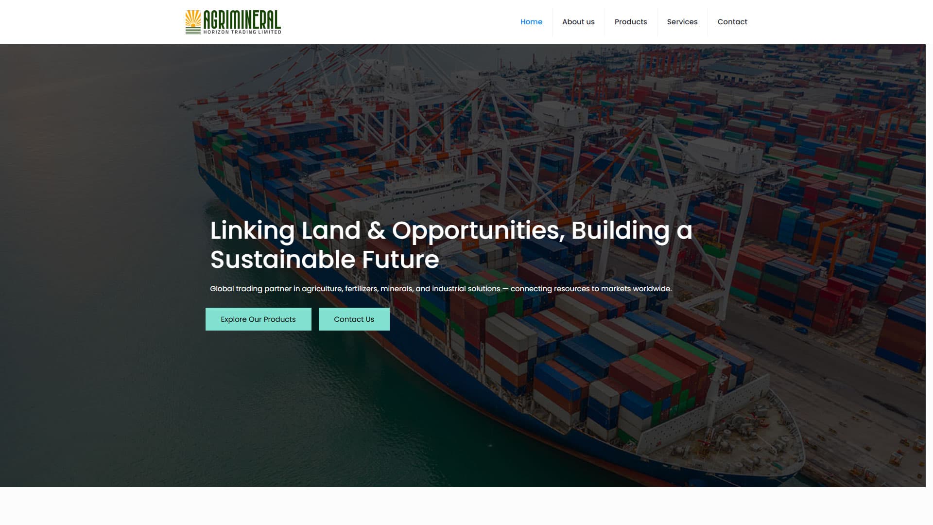 AgriMineral Horizon Trading Web Presence