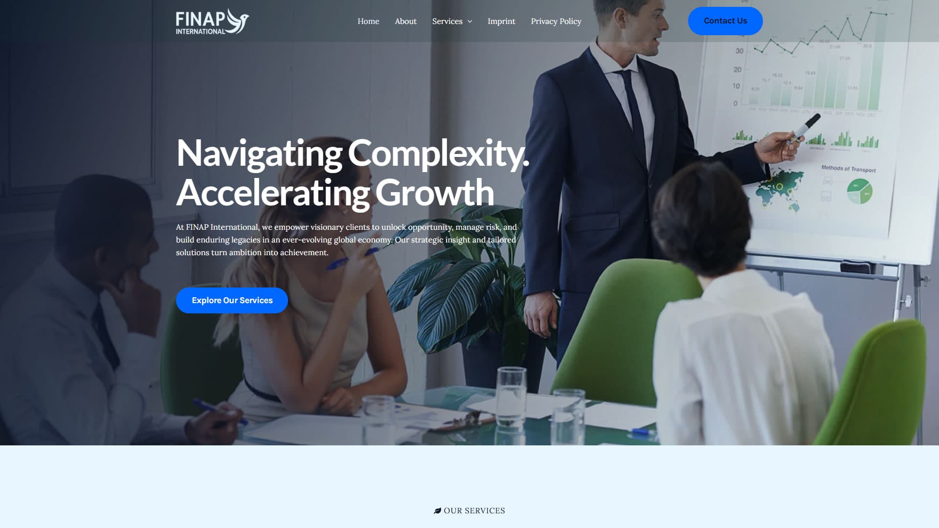 FINAP International Advisory & Growth Web Presence