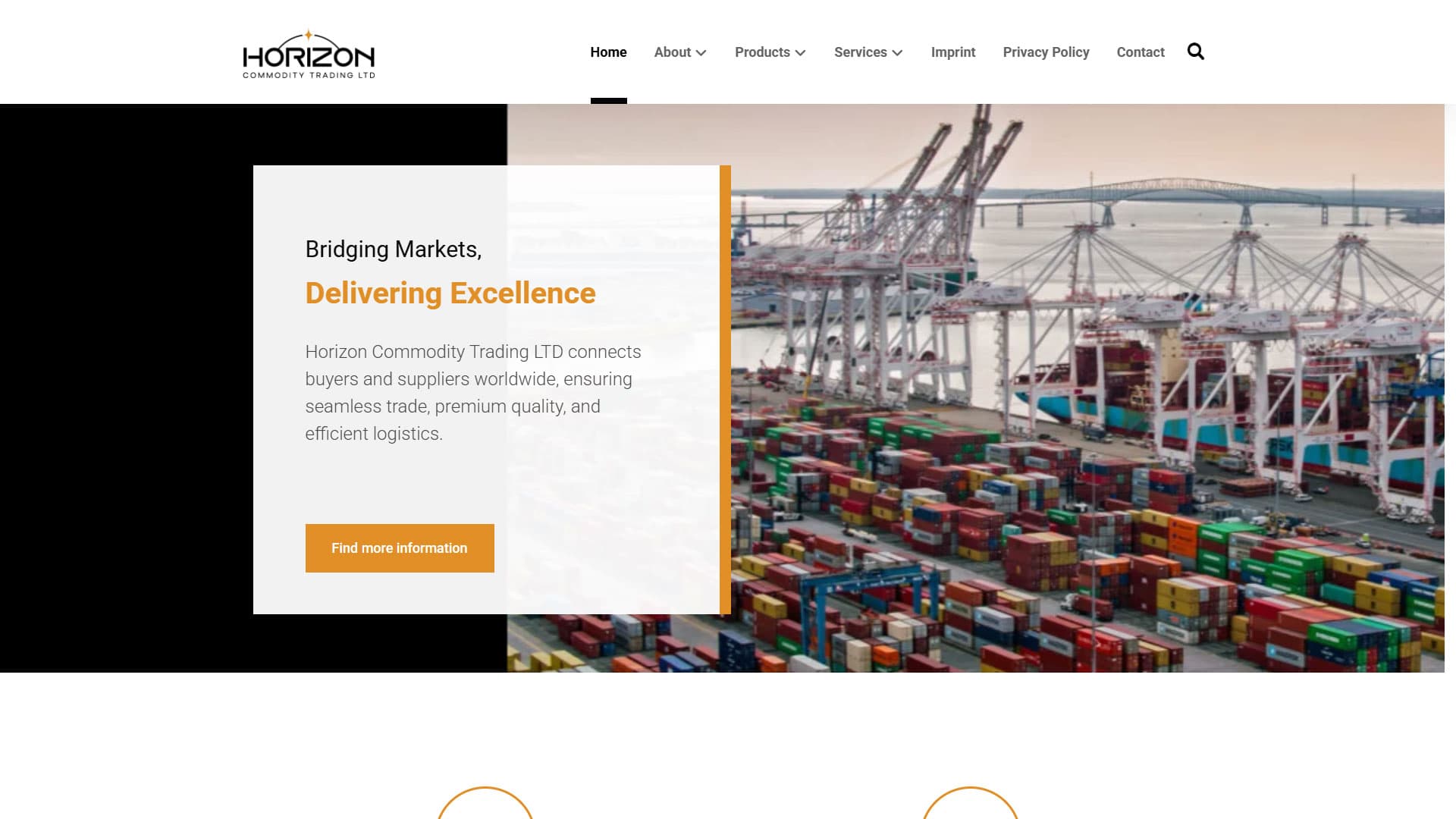 Horizon Commodity Global Trading Web Presence