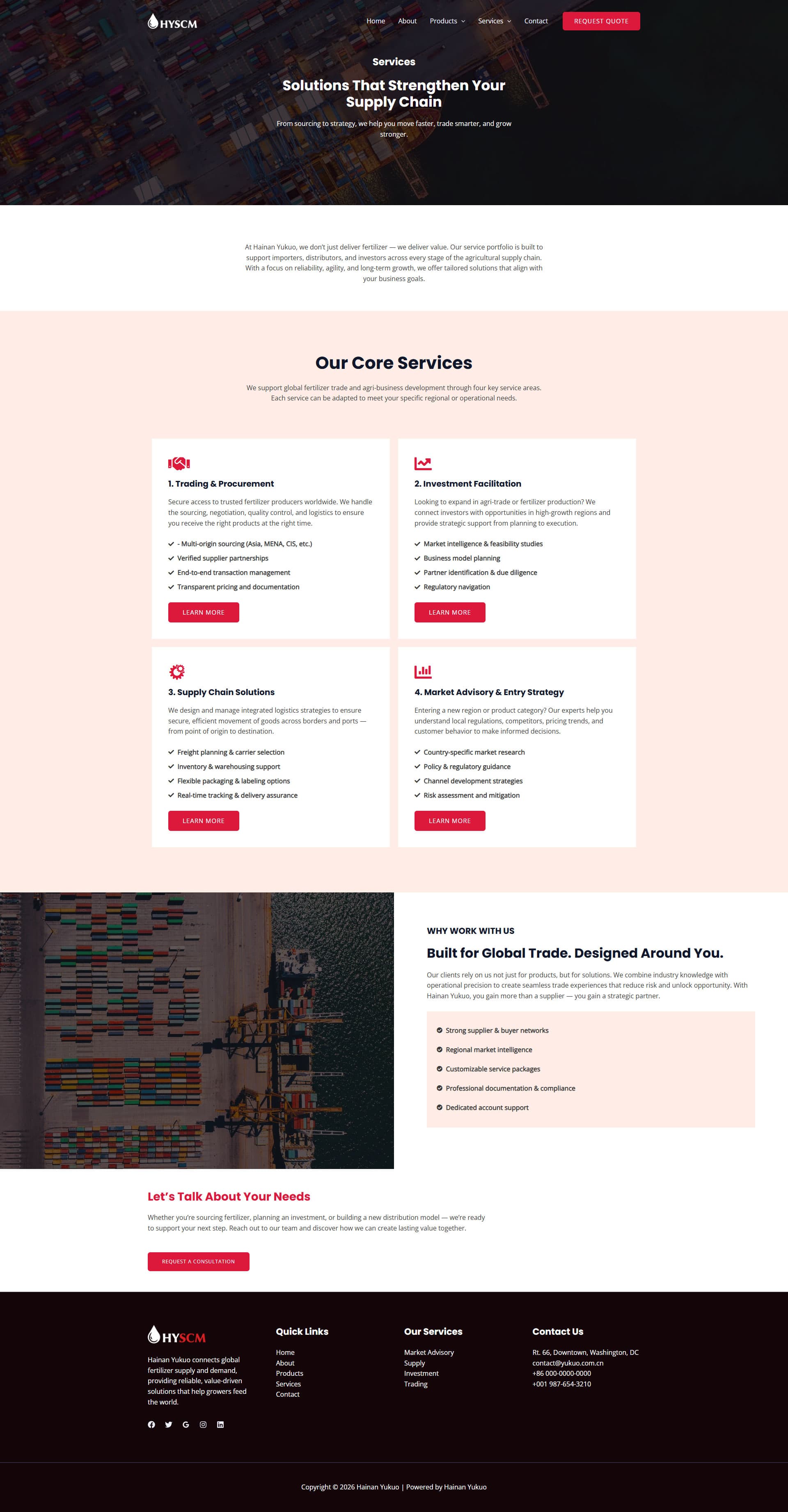 Hainan Yukuo Fertilizer & Supply Chain Web Presence gallery image 3