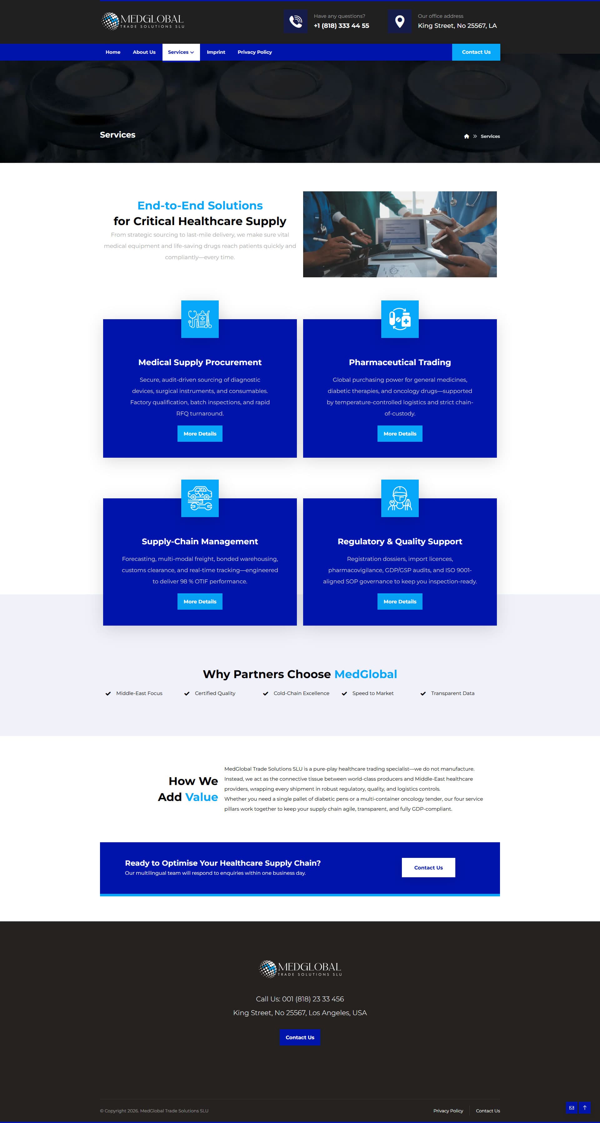 MedGlobal Trade Medical & Pharma Web Presence gallery image 3