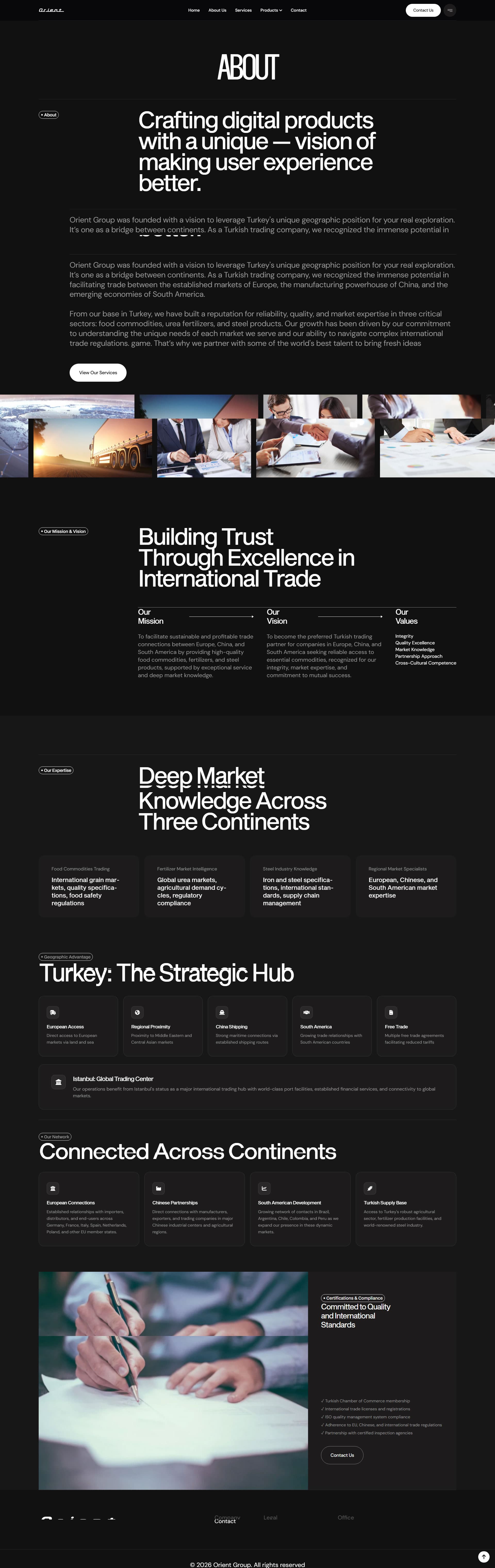 Orient Group International Commodities Web Presence gallery image 2