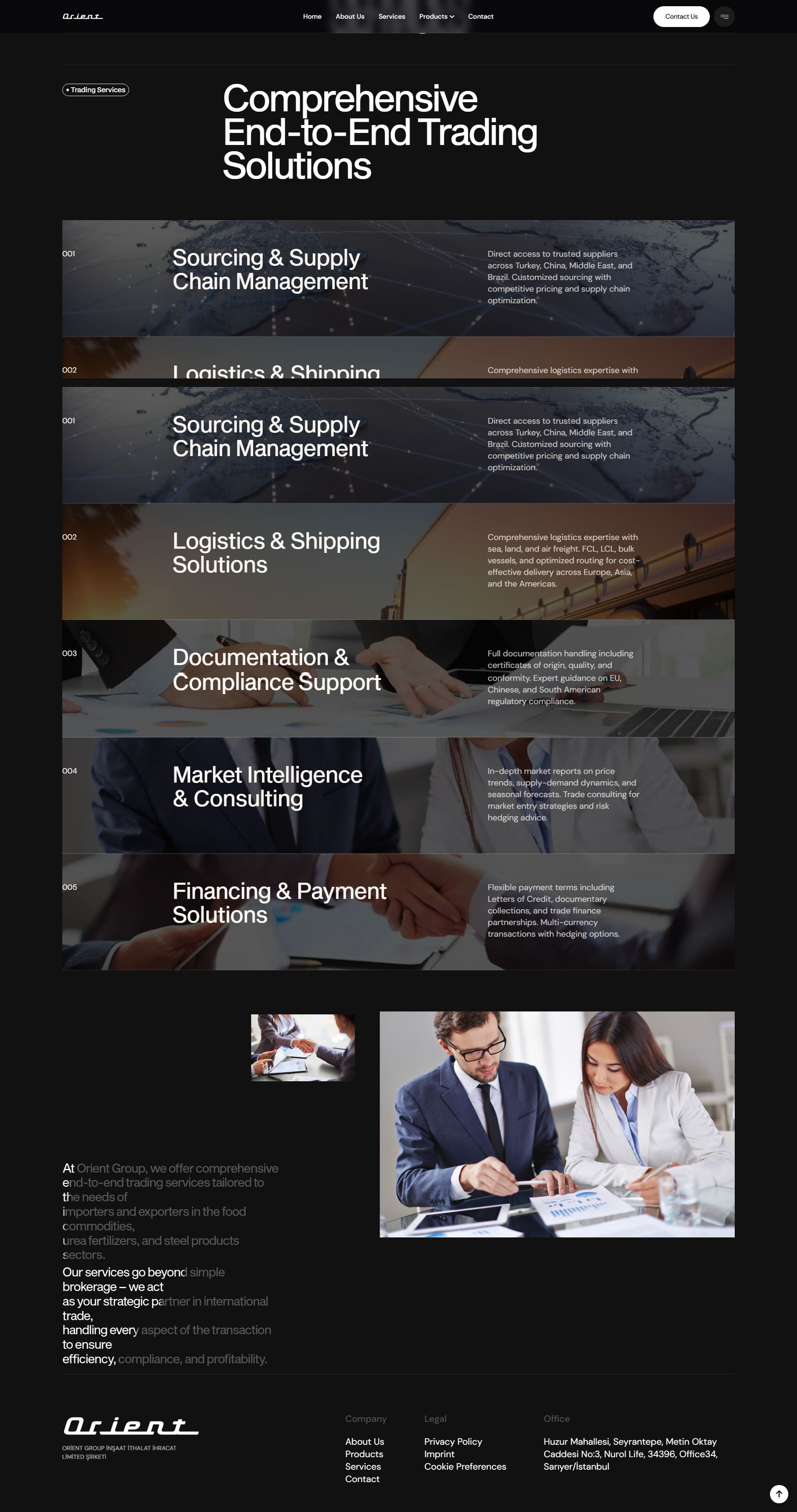 Orient Group International Commodities Web Presence gallery image 3