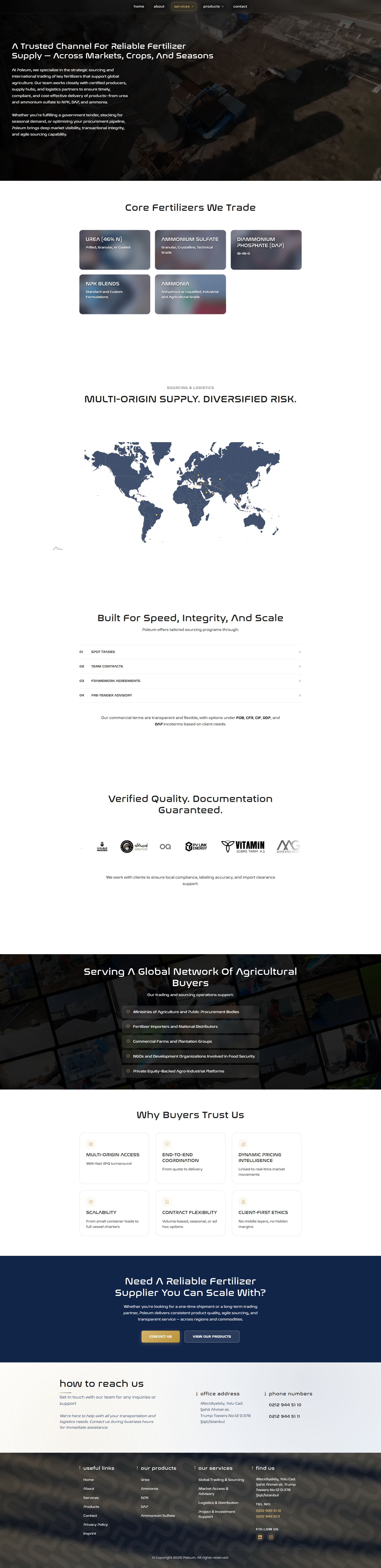 Poleum Global Fertilizer Trading Web Presence gallery image 3