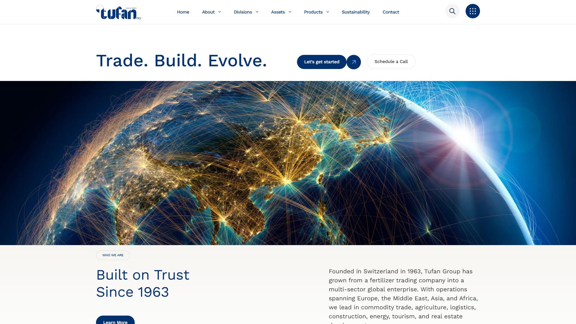 Tufan Group Multi-Sector Corporate Web Presence